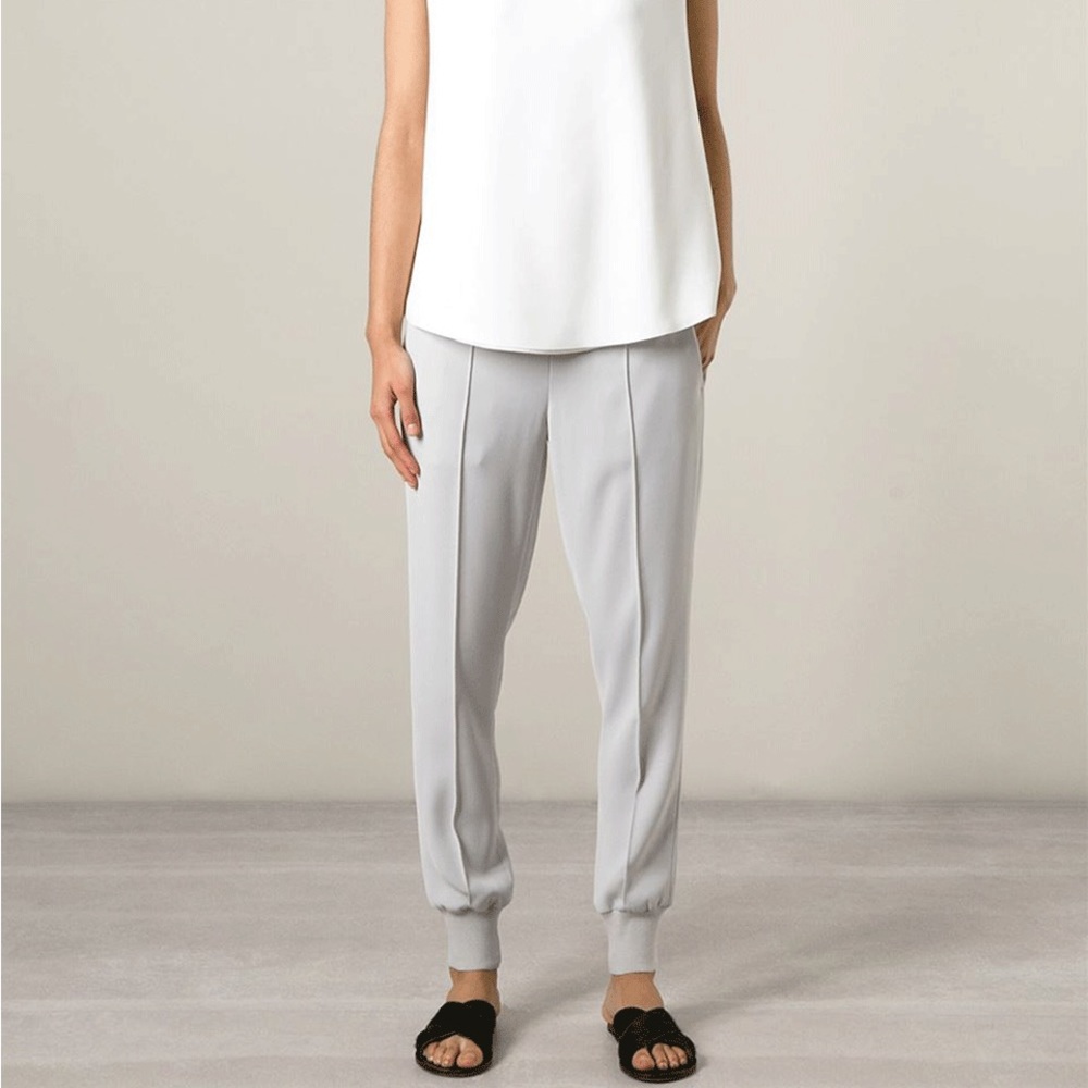 Vince Pin Tuck Crepe Jogger